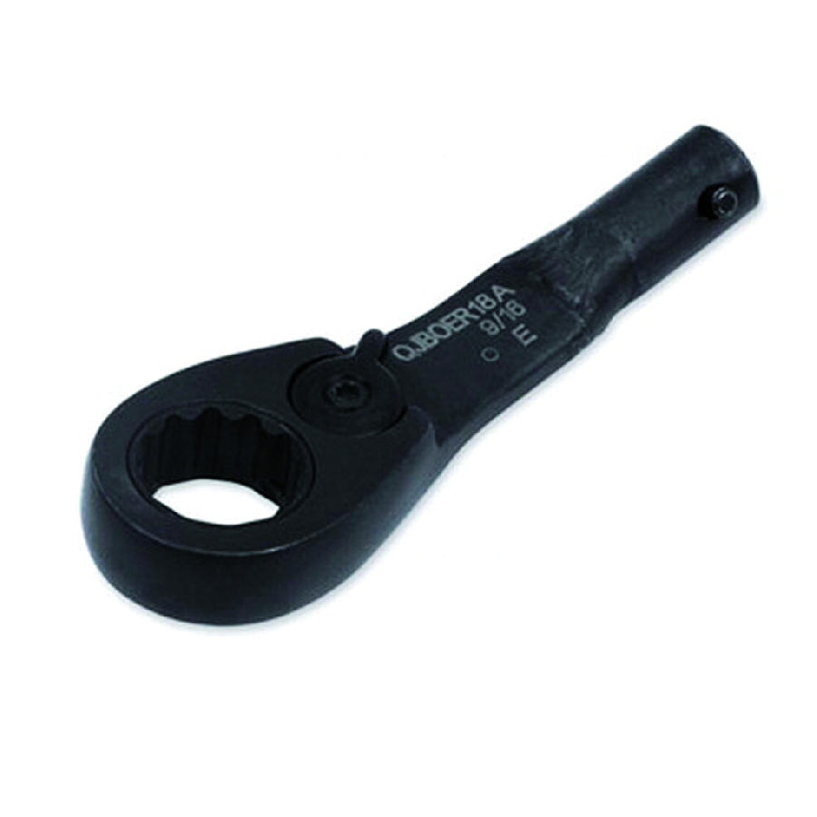 9/16" Square Drive Ratchet Wrench Head, J-Shank