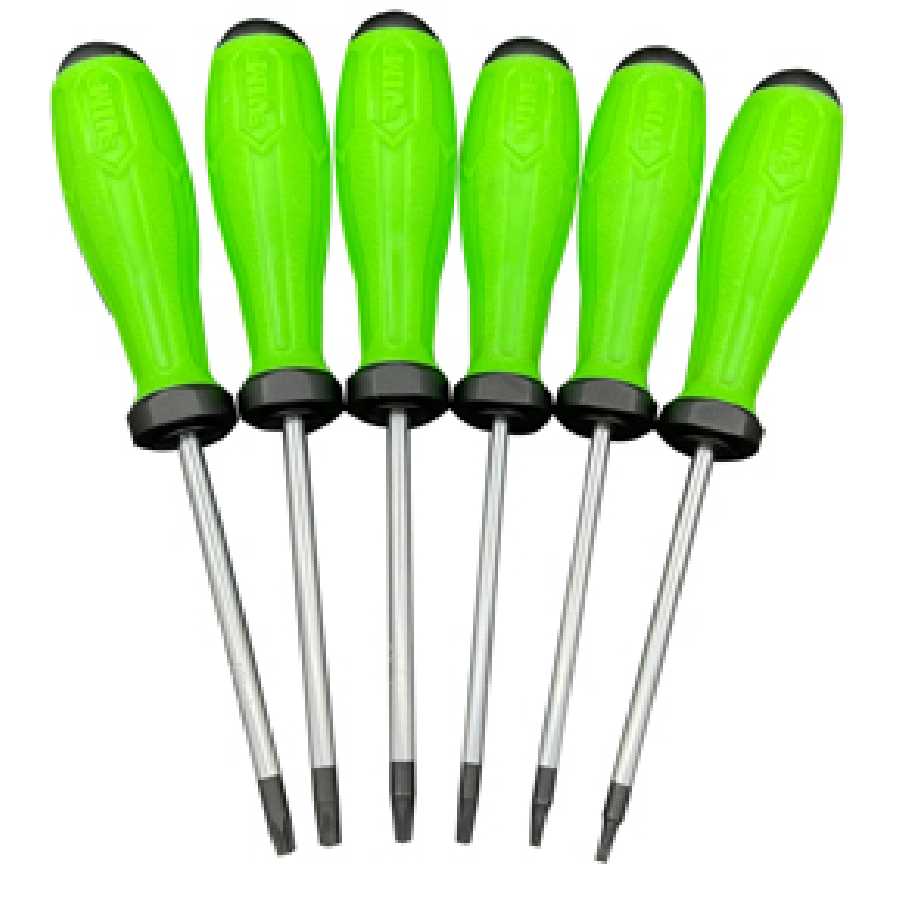 6 Piece Torx Screwdriver Set