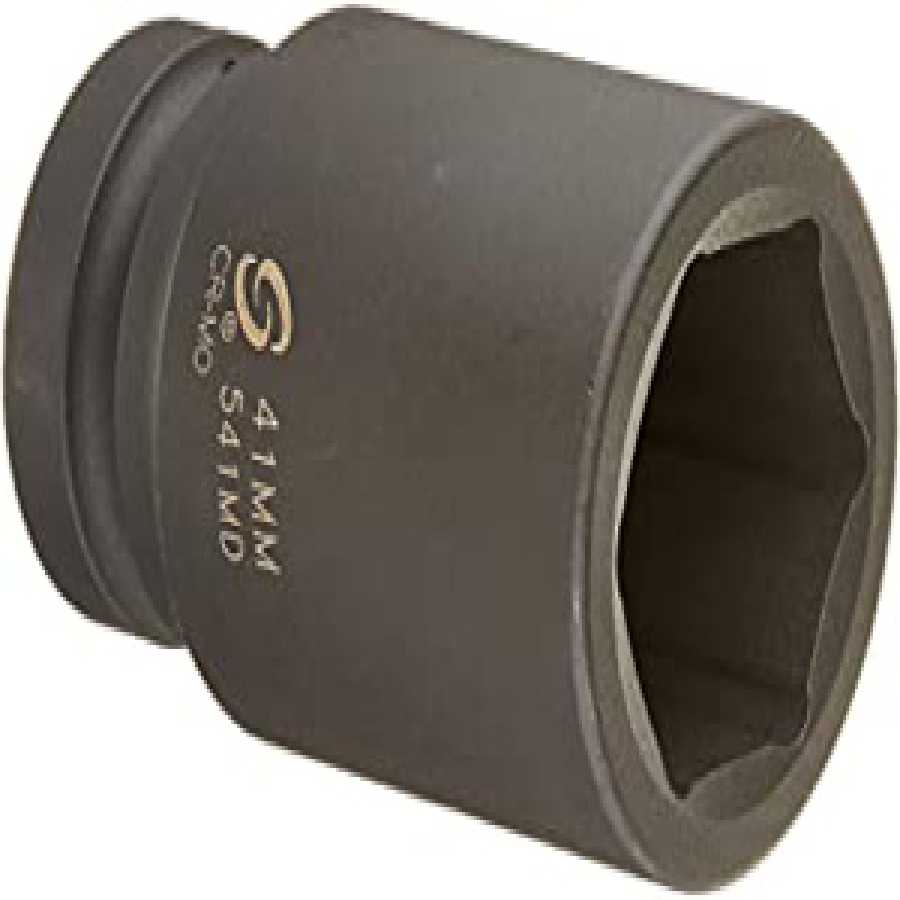 1 In Dr Impact Socket, 6 Pt, Deep, 41mm