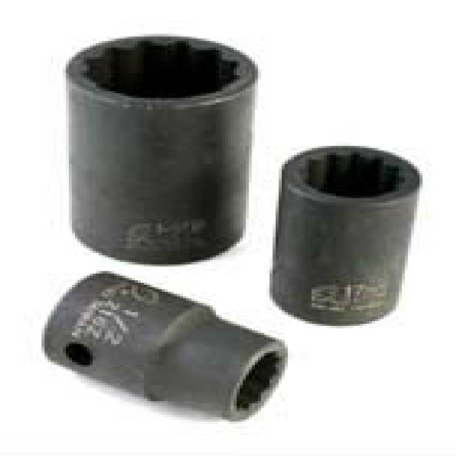 1/2 In Dr Impact Socket, 12 Pt, Std, 12mm