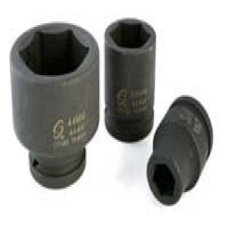 3/4 In Dr Impact Socket, 6 Pt, Std, 30mm