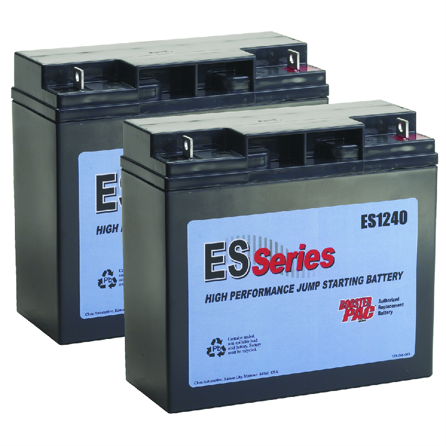 Replacement Battery 12Volt, 34 Ampere-Hour ES6000, ES8000, ES122