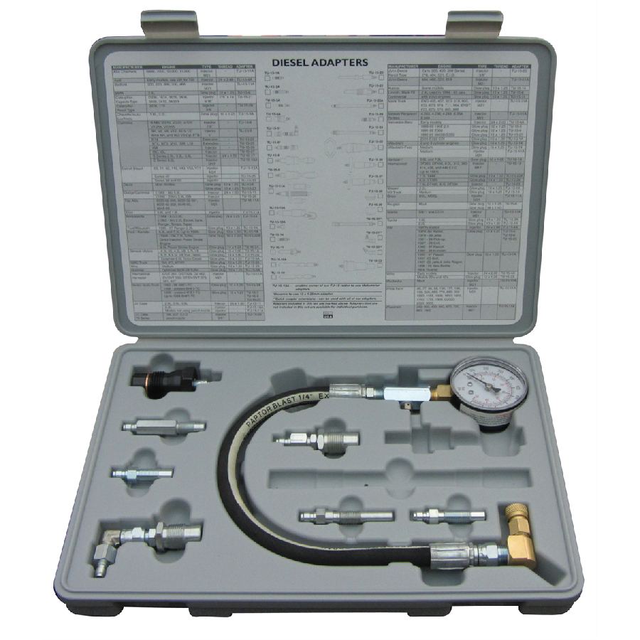 American Diesel Compression Test Set w/ Adapters 1-7