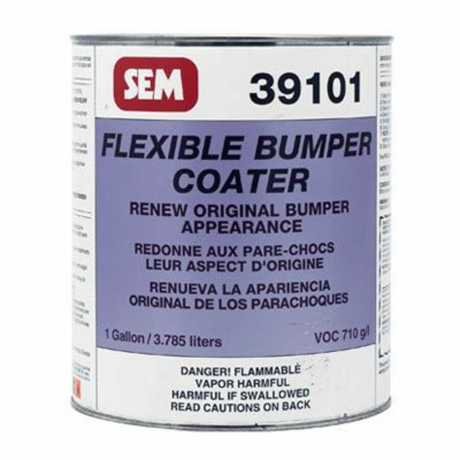 Flexible Bumper Coater Round Gallon - Black