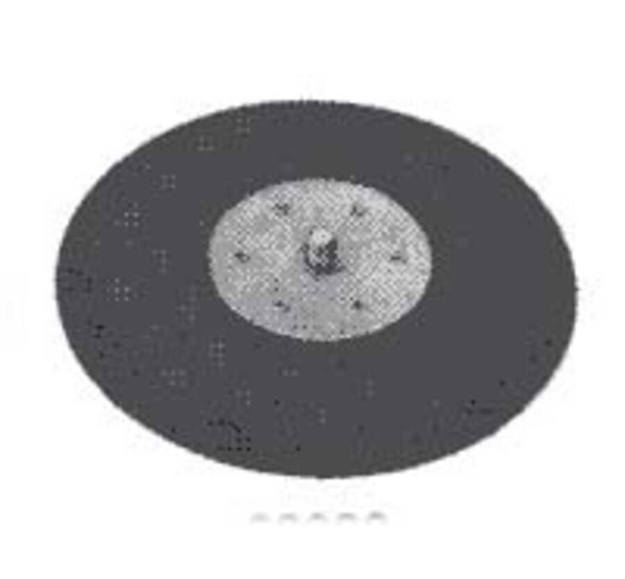 Round Epoxy-Fiberglass Sanding Pads - 6In - Glue-On