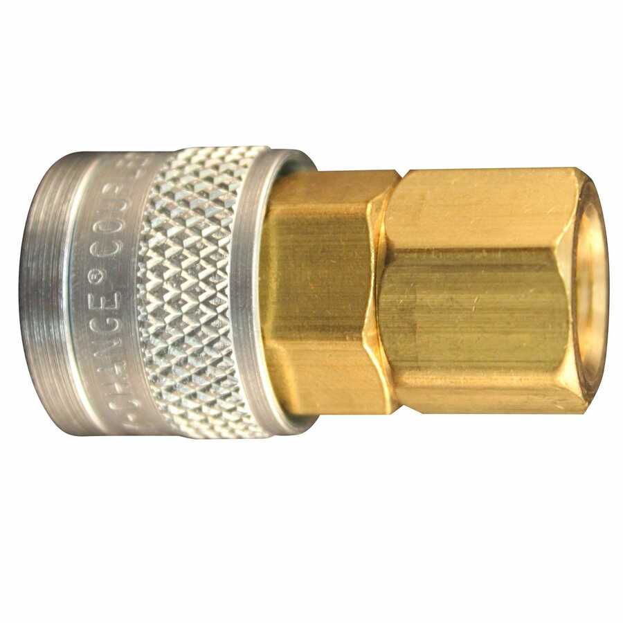 1/4" FNPT M Style Push Type Coupler