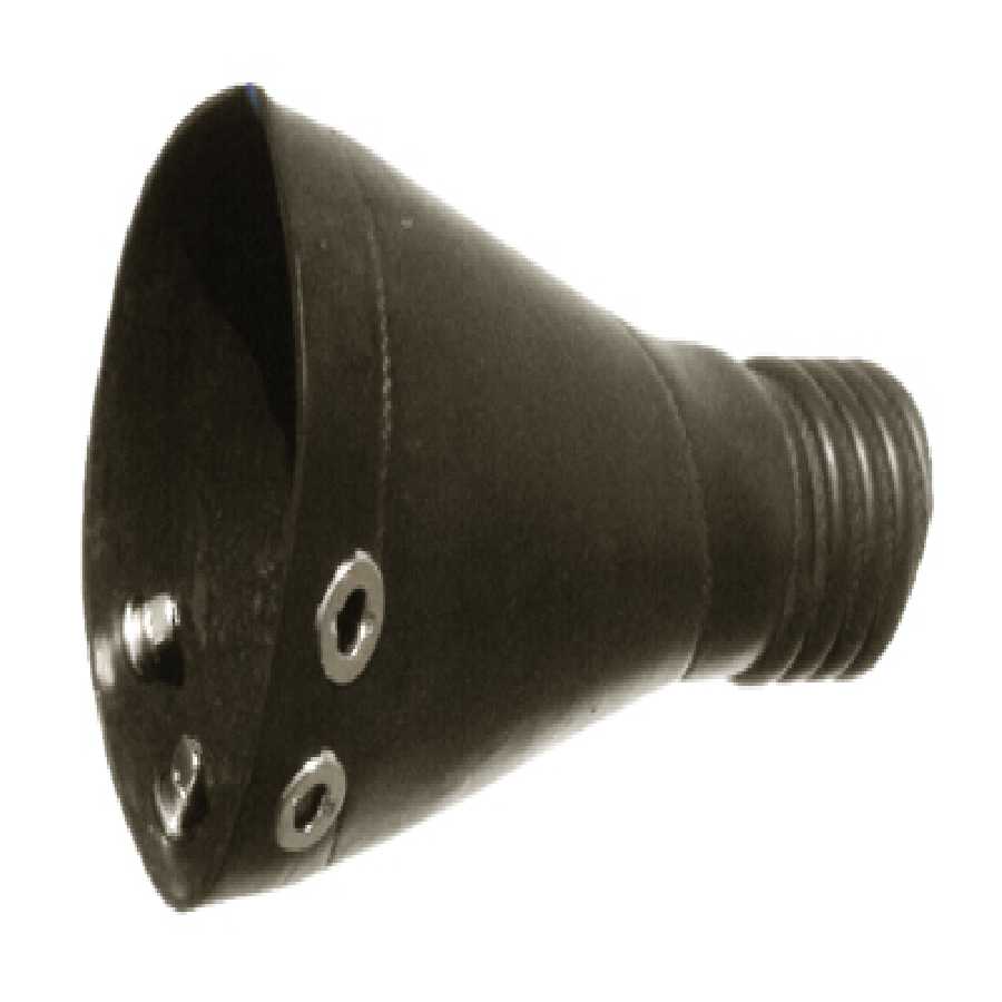Tailpipe / Stack Adapter - Bell w/ Snaps 2" 3" Hose Size