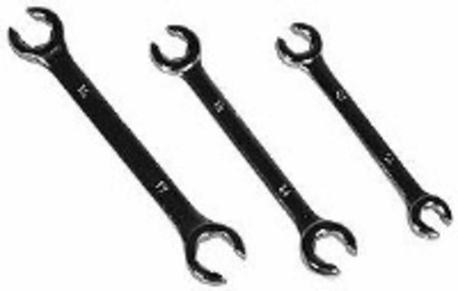 Flare Nut Wrench Set - Metric - 3-Pc