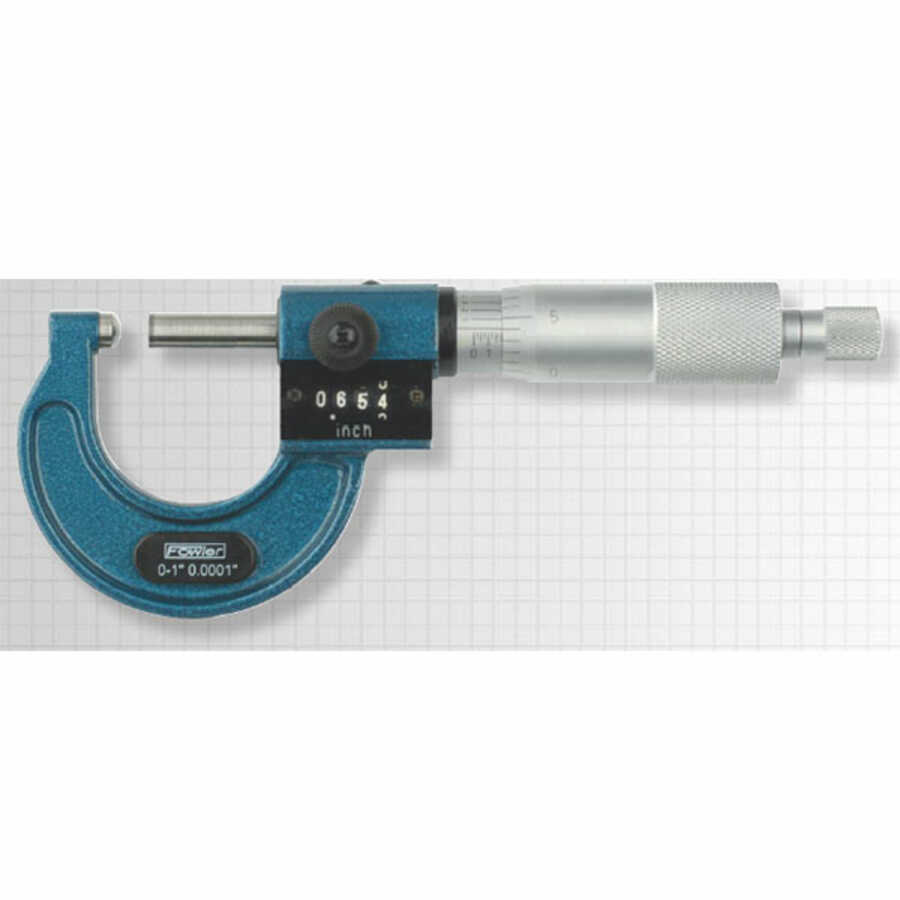 Digit Counter Ball-Anvil Micrometer - 0-1 In