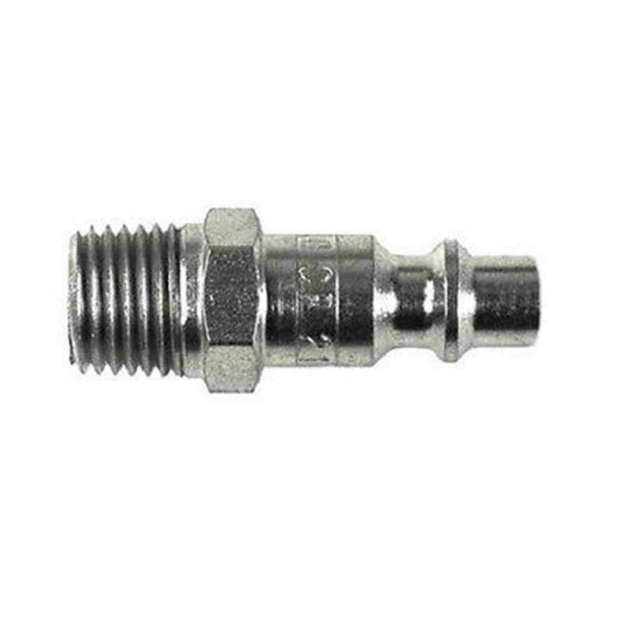 Male Thread Industrial Interchange Coupler Plug - Type D - 1/4 I