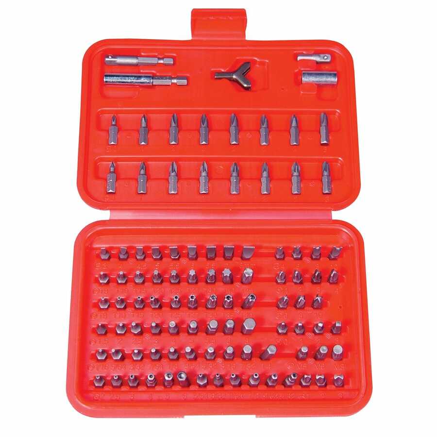 Professional Screwdriver Bit Set - 100-Pc