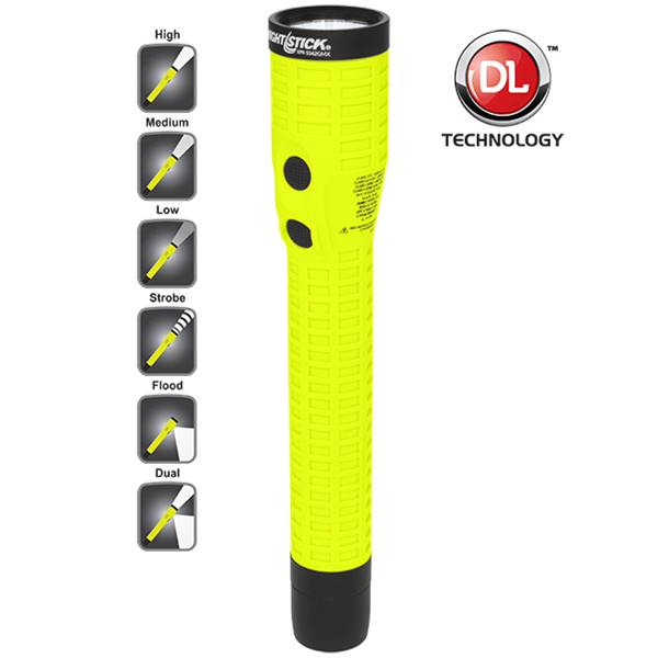 Rechargeable Dual-Light Flashlight w/Magnet