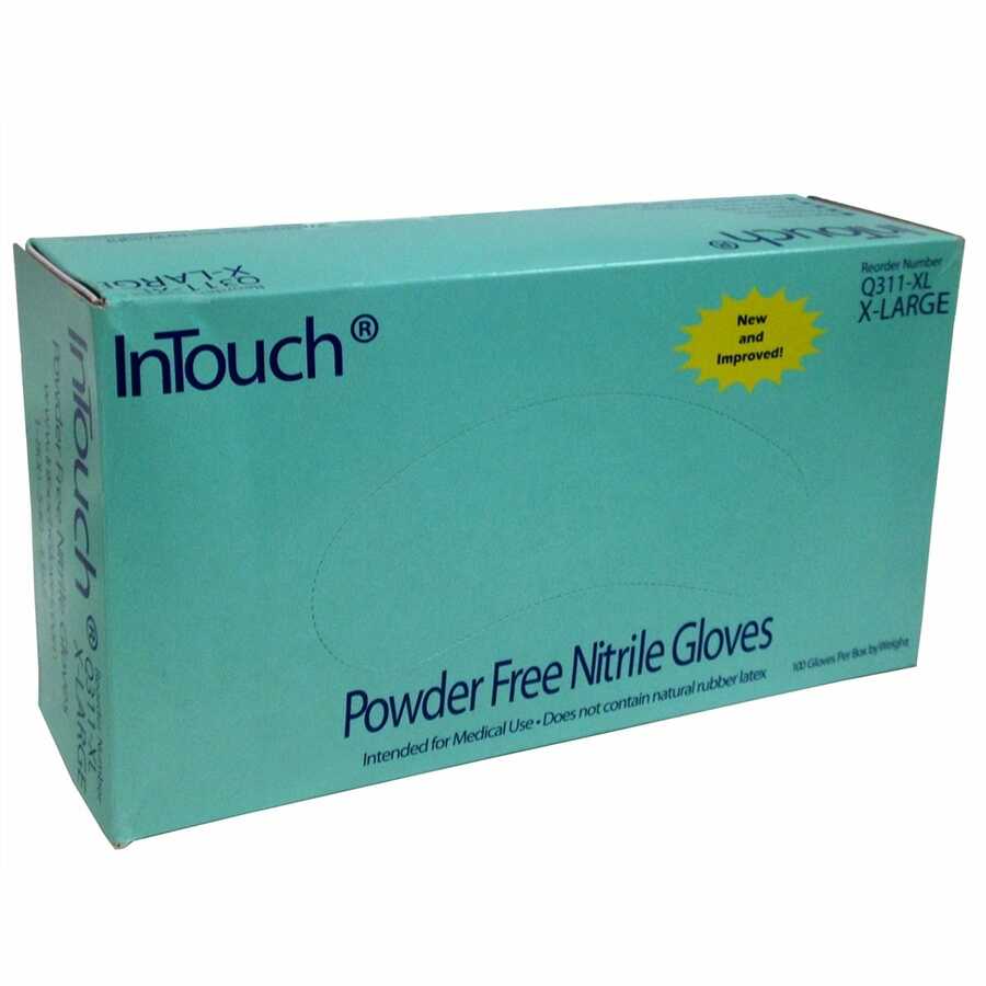 InTouch Nitrile PF Gloves 100/Box Small