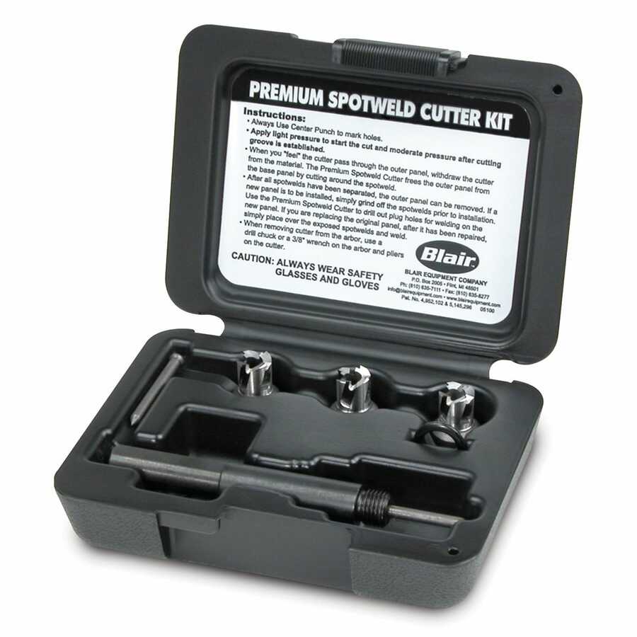 Spotweld Rotabroach Cutter Set Standard Pilot - 3/8 In