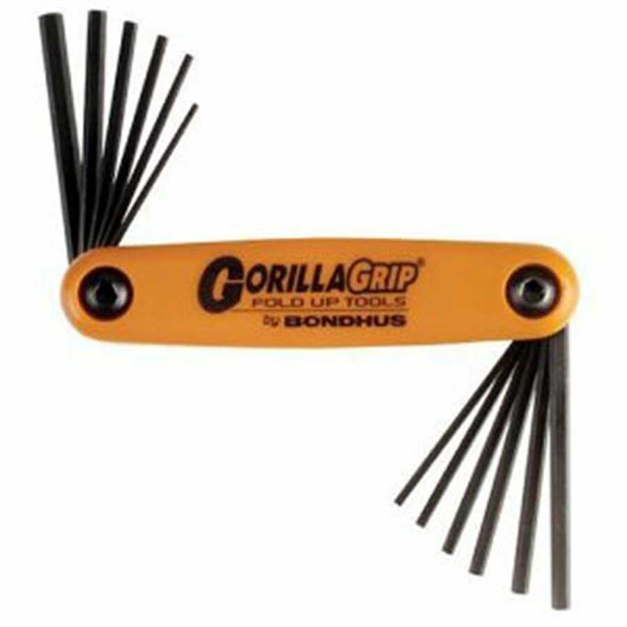 GorillaGrip Foldup Set 5/64-5/32 In - 12-Pc