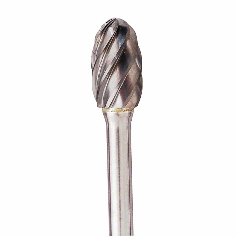 NF Carbide Bur - Oval Shape - 3/8 Dia x 5/8 L