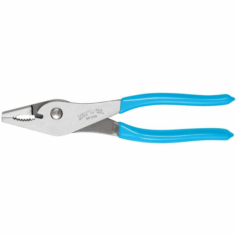 Slip Joint Pliers - Heavy Duty Wire Cutting Shear - 8 In