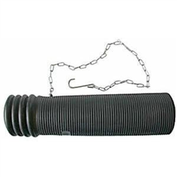 17AF350 Straight Tailpipe Adapter w Hook & Chain 3 Inch