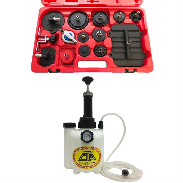 Brake Bleeder Tank & Adapter Set