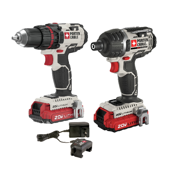 PORTER CABLE 20V MAX DRILL IMPACT DRIVER KIT