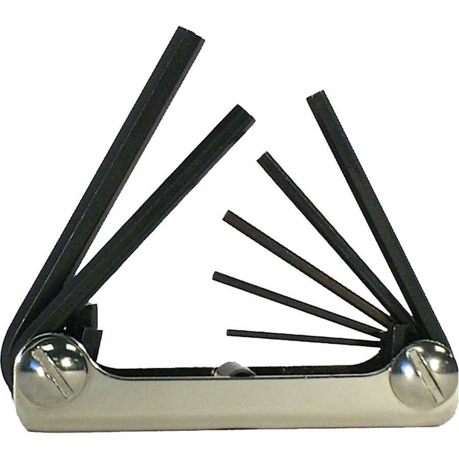 7-Pc Fold Up Hex Key Set 2-8mm