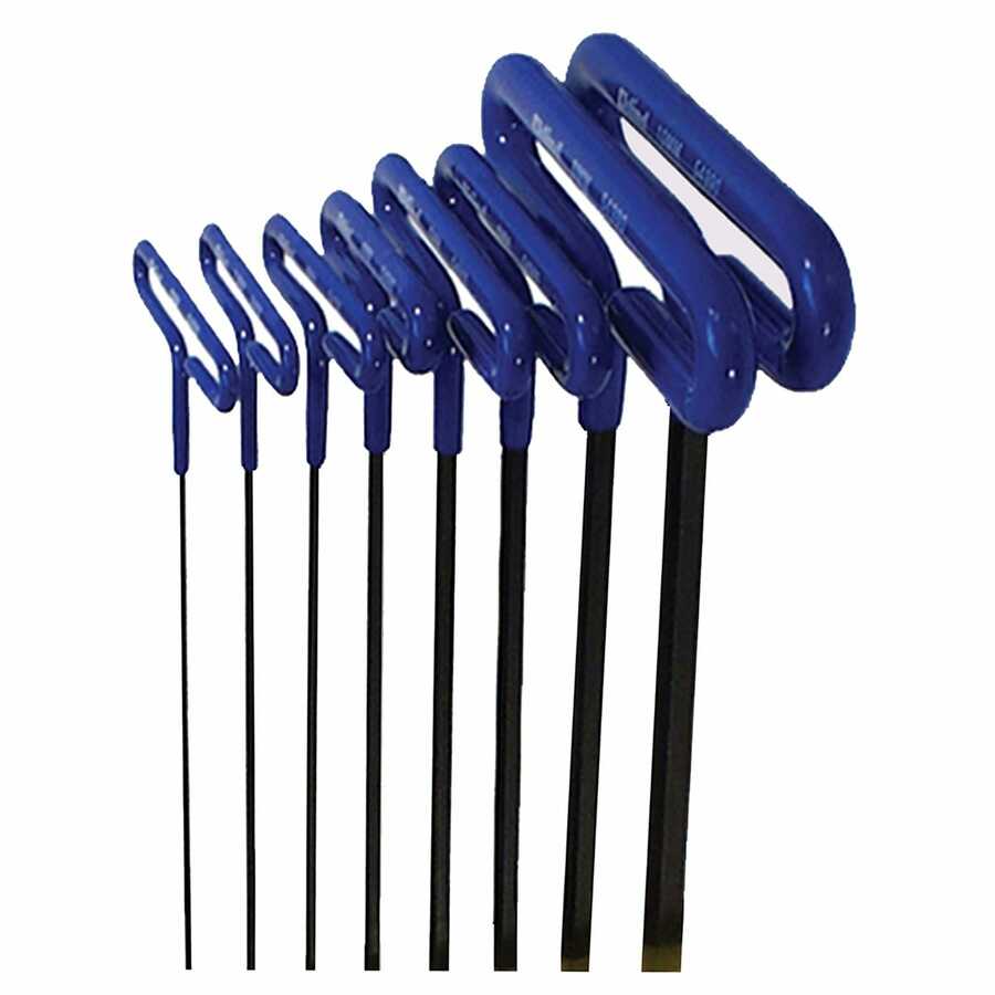 Cushion Grip Hex T Key Set 2-10mm 8 Pc