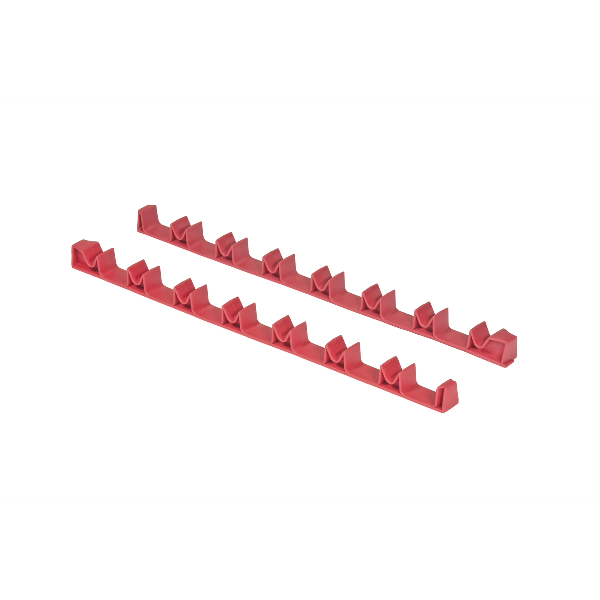 14 Tool No-Slip Low Profile Screwdriver Rails, Red