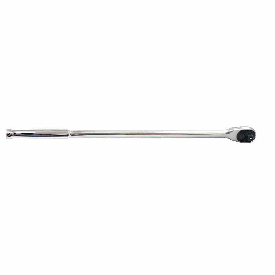 3/8 Inch Drive Non Flex Head Ratchet Chrome Handle 18 Inch Long