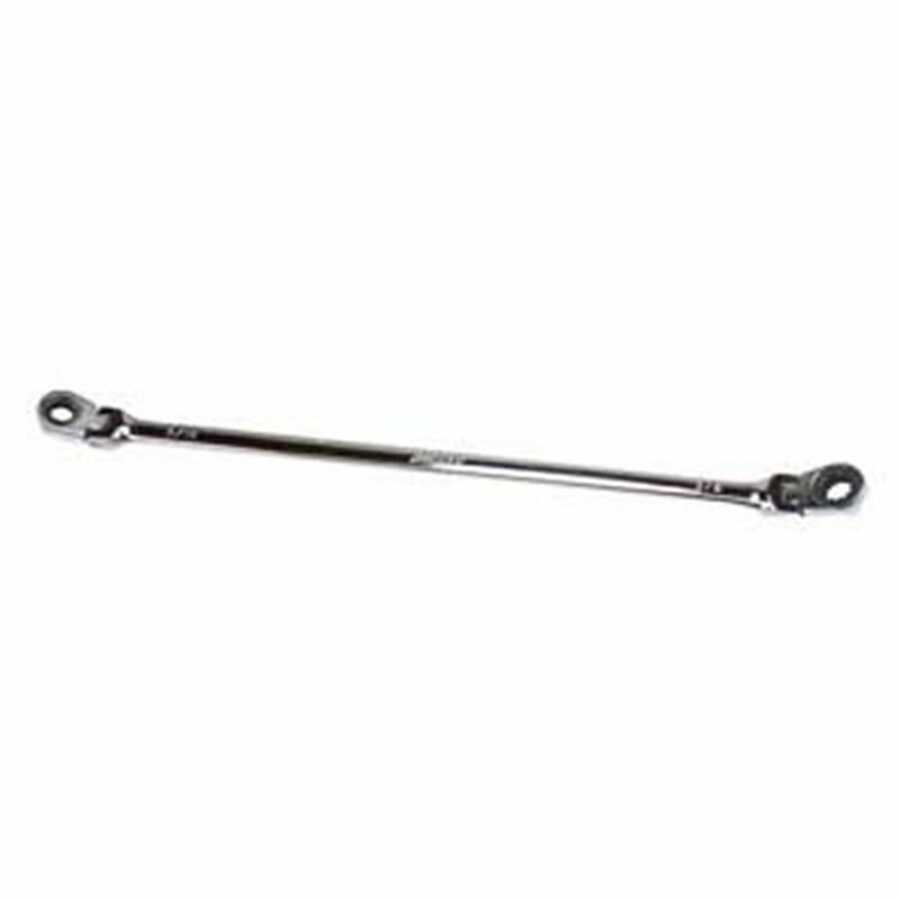 Double Box End Non Reversible Ratcheting Wrench 16mm & 18mm