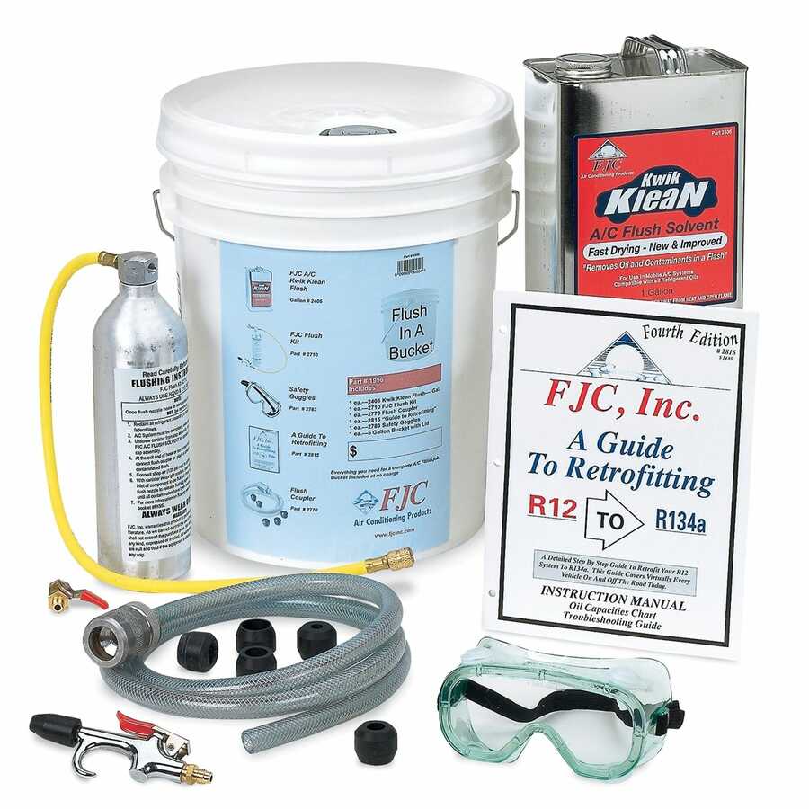 A/C Flush Bucket Kit