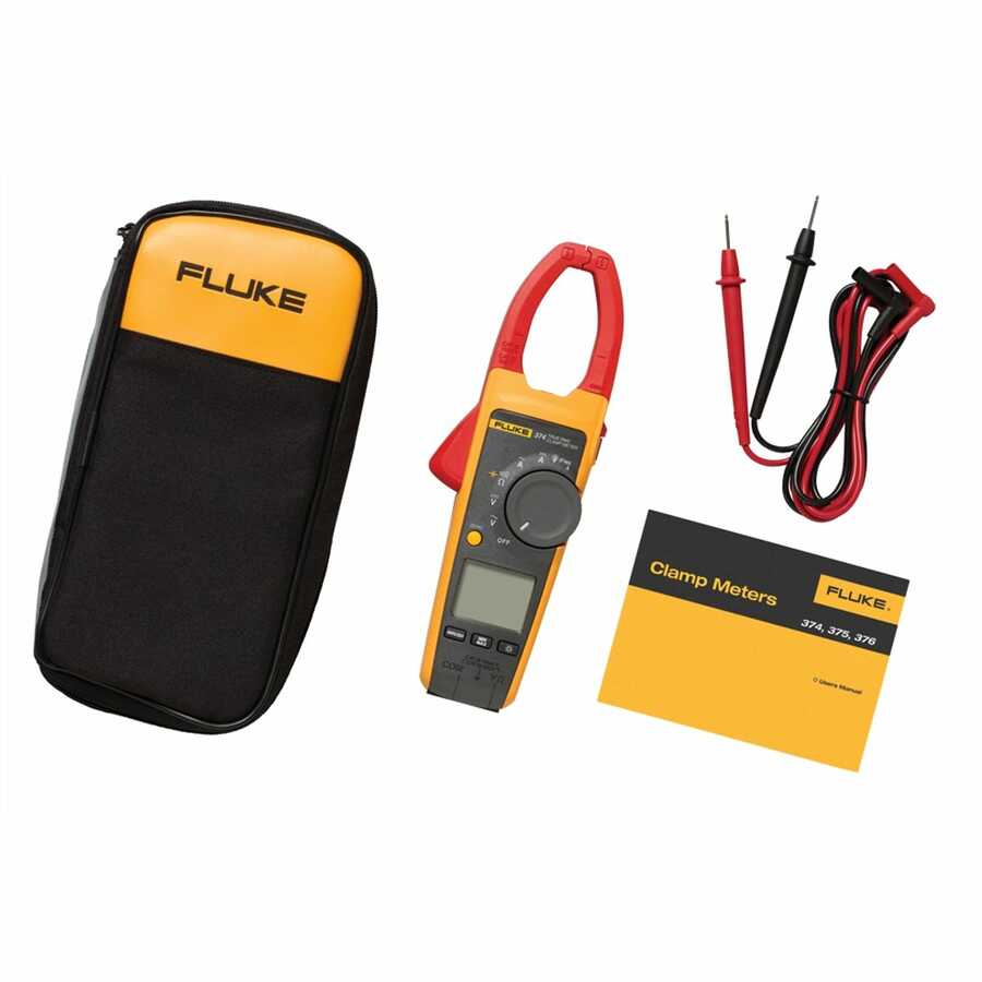 True-rms AC/DC Clamp Meter FLU374