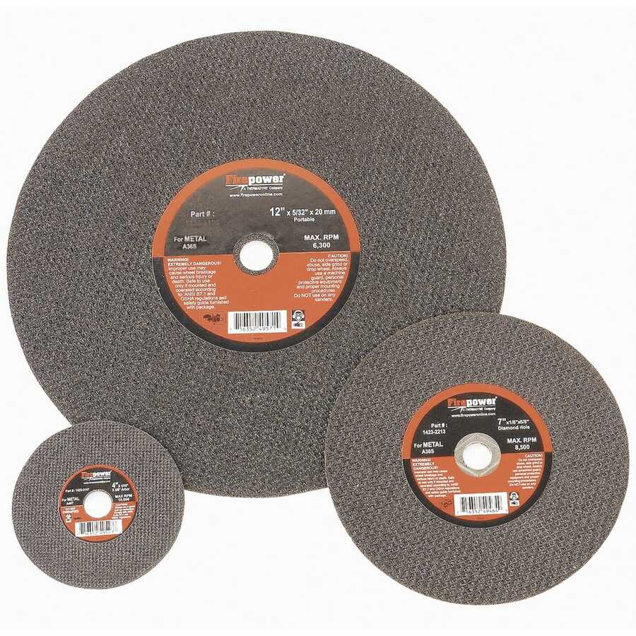 Type 1 Cut-Off Abrasive Wheel 6" x .045" x 7/8"