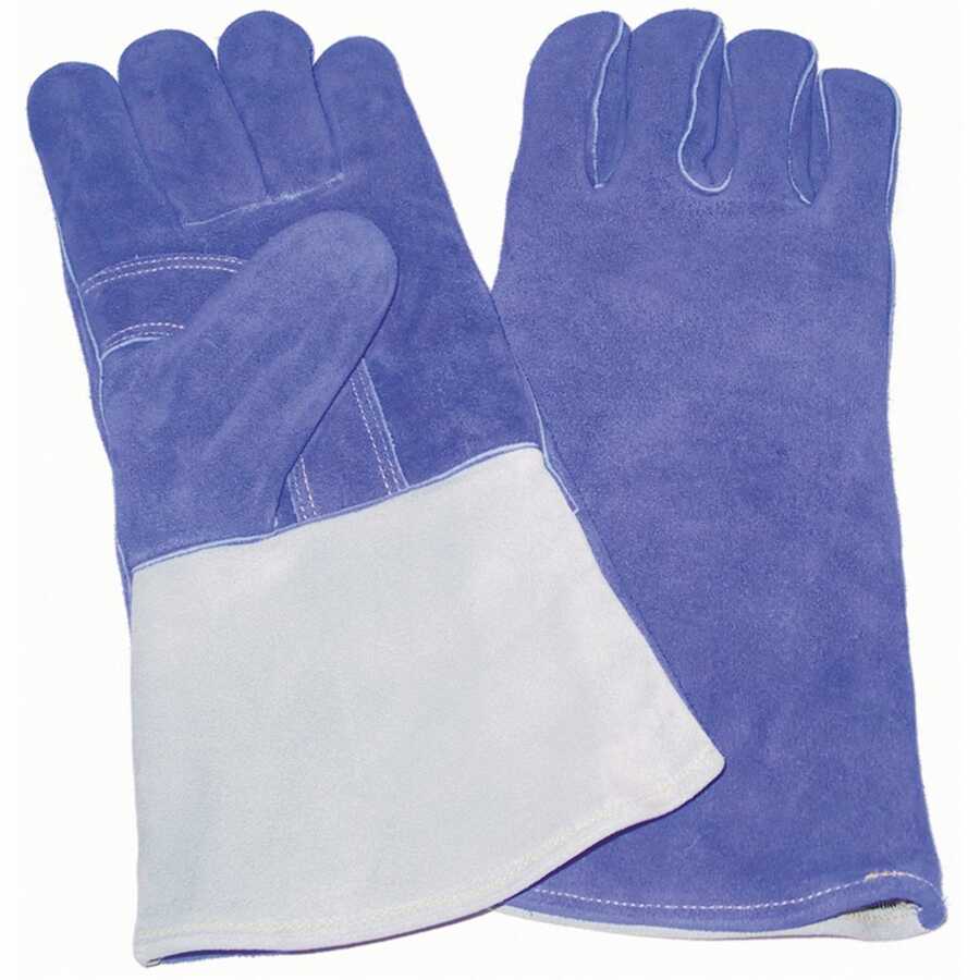 Thermal Lined Leather Welding Gloves Large