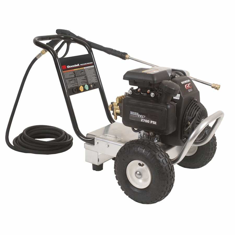 Honda 2700 psi Pressure Washer Gasoline Direct Drive 2.3 Gal Col