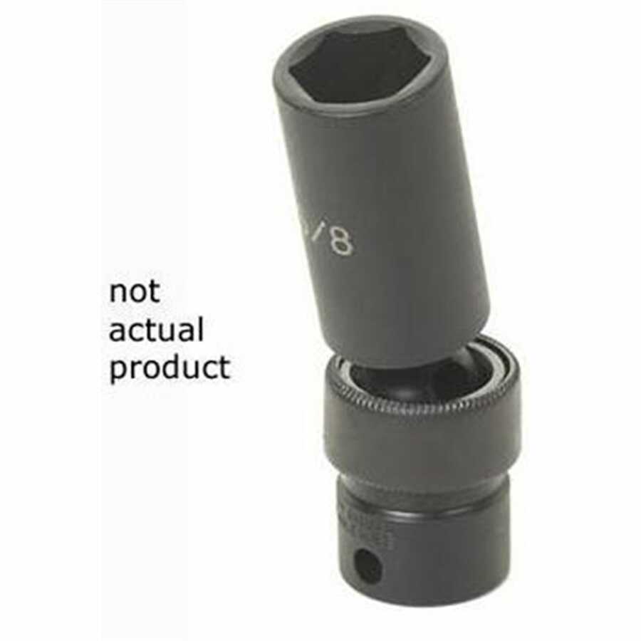 3/8 Inch Deep Universal Swivel Impact Socket 3/4 Inch