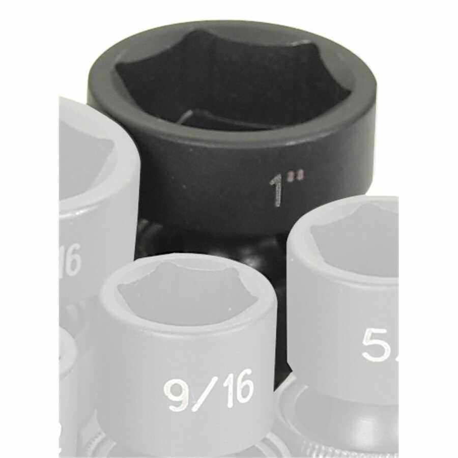 3/8 Inch Standard Swivel Universal Impact Socket 1 Inch