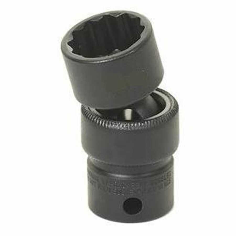 3/8 Inch 12 Point Standard Universal Impact Swivel Socket 13mm