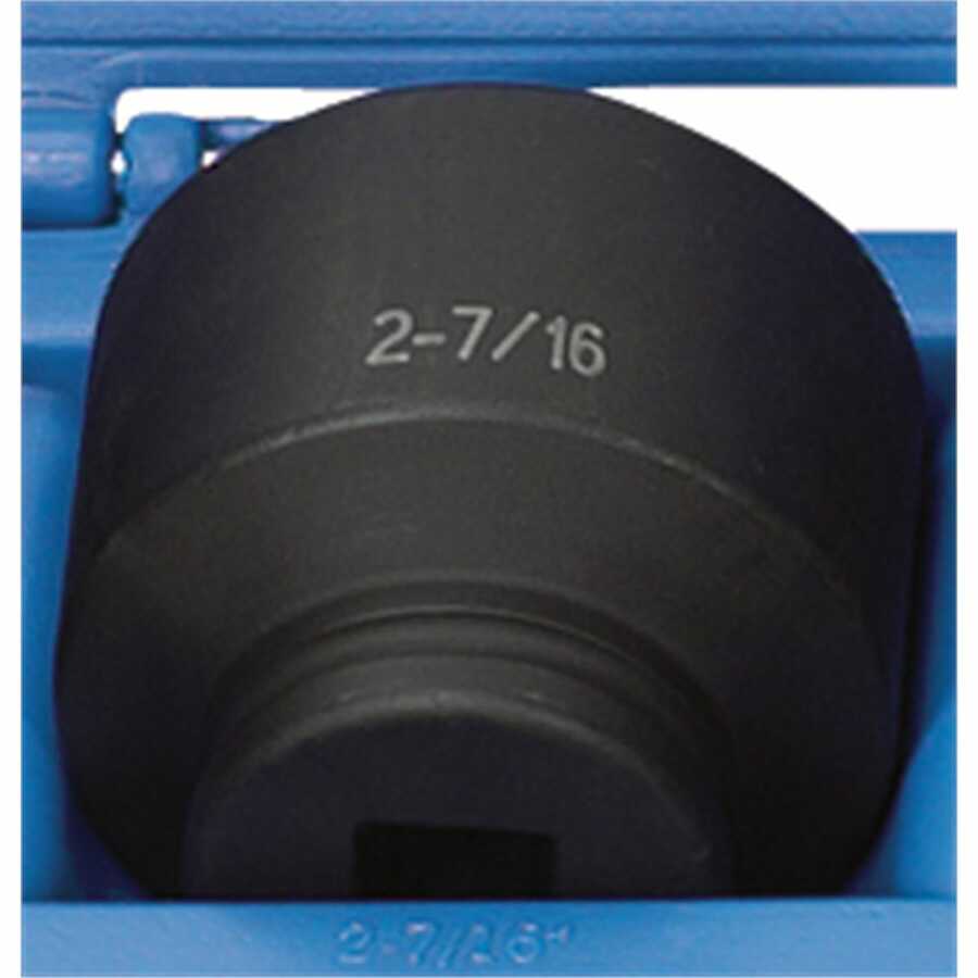 3/4 In Dr 6 Pt Standard Impact Socket - 2-7/16 In