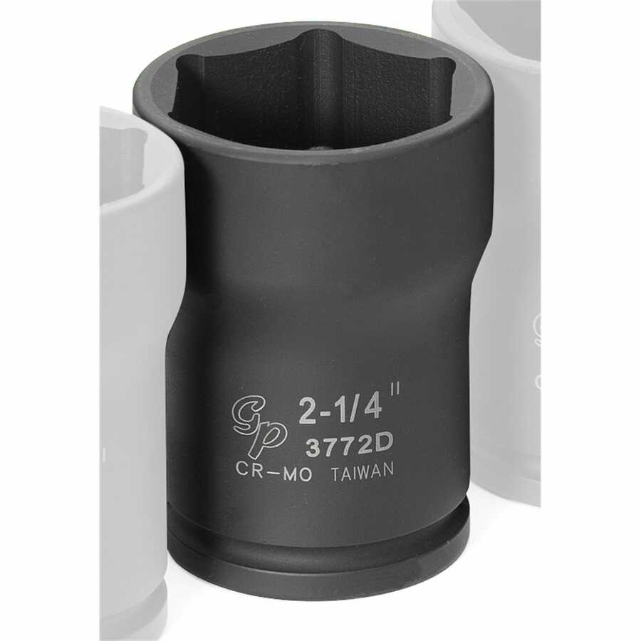 3/4 In Dr Deep Truck Pinion Locknut Impact Socket - 2-1/4 In