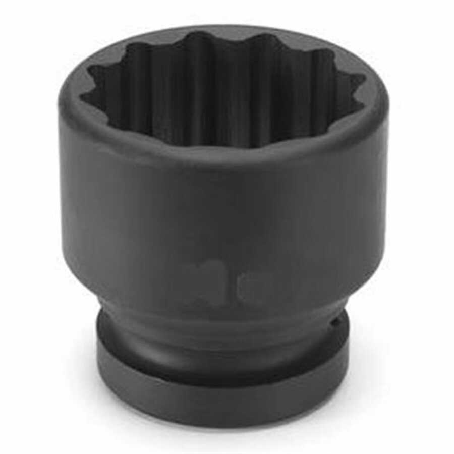 1 In Drive 12 Pt Std Impact Socket - 2-13/16 In