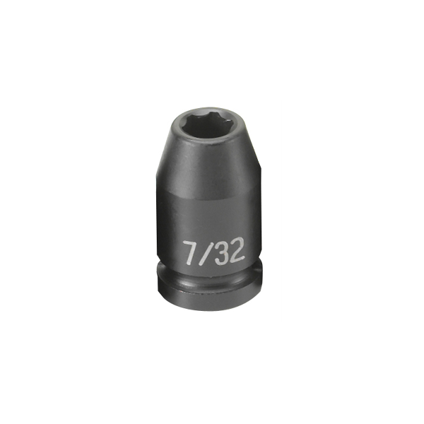 1/4" Surface Drive x 7/32" Standard Impact Socket