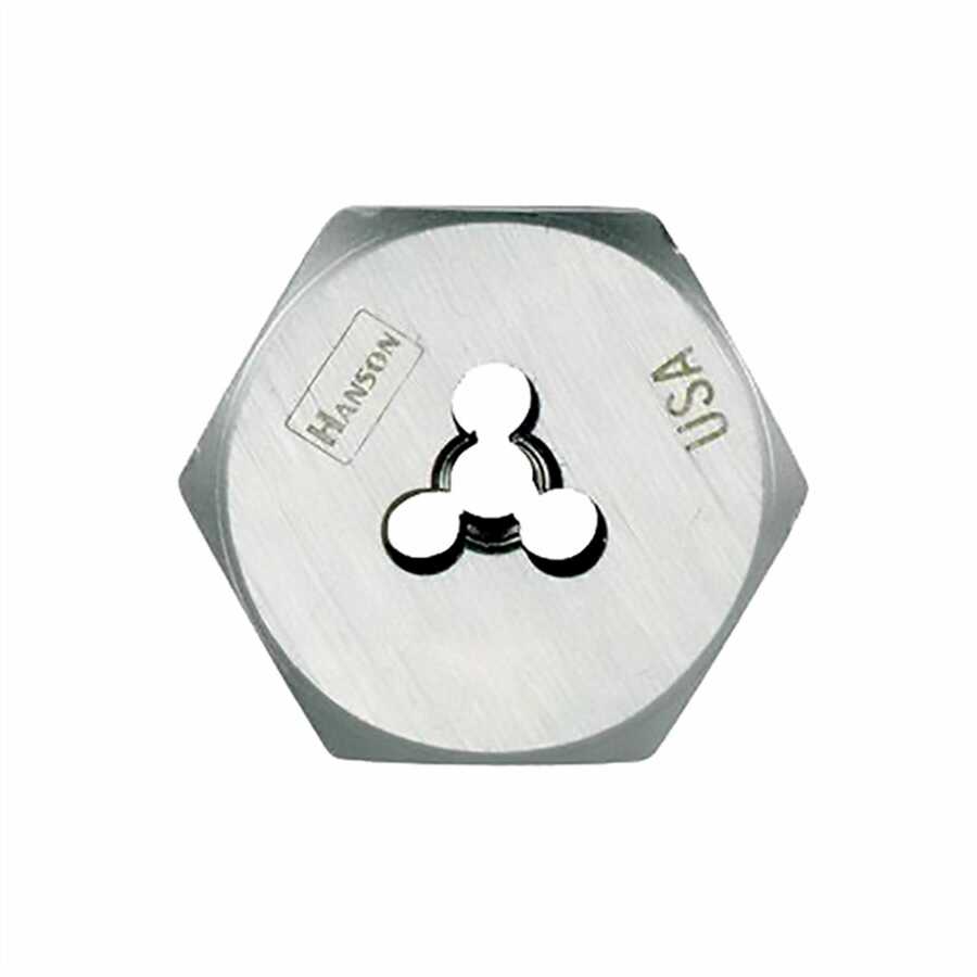 High Carbon Steel Hexagon 1 Inch Across Flat Die 1/4-20 NC