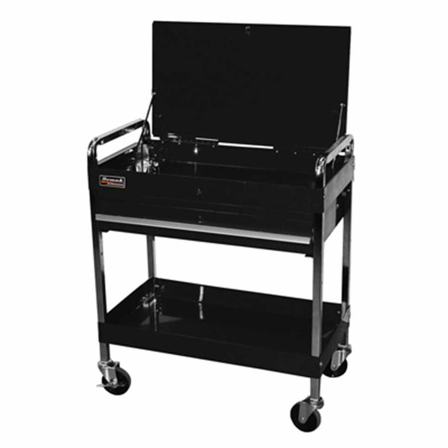 32" Professional Series Service Cart w 1 Drawer Black