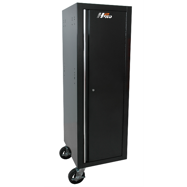19" H2Pro Series Full-Height Side Locker - Black