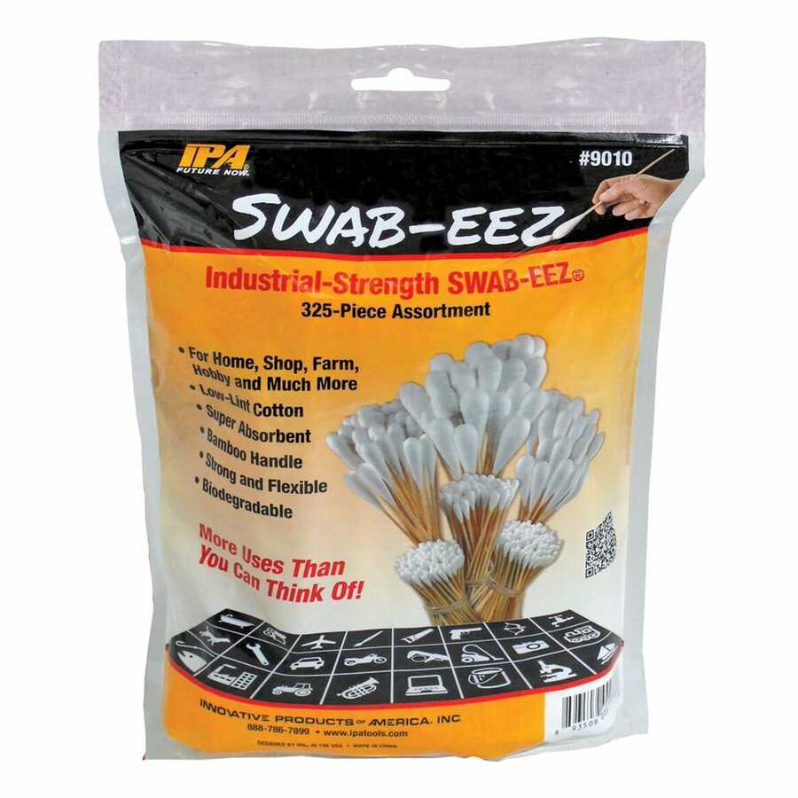 Swab-Eez Industrial Strength Swabs - 325-Pc