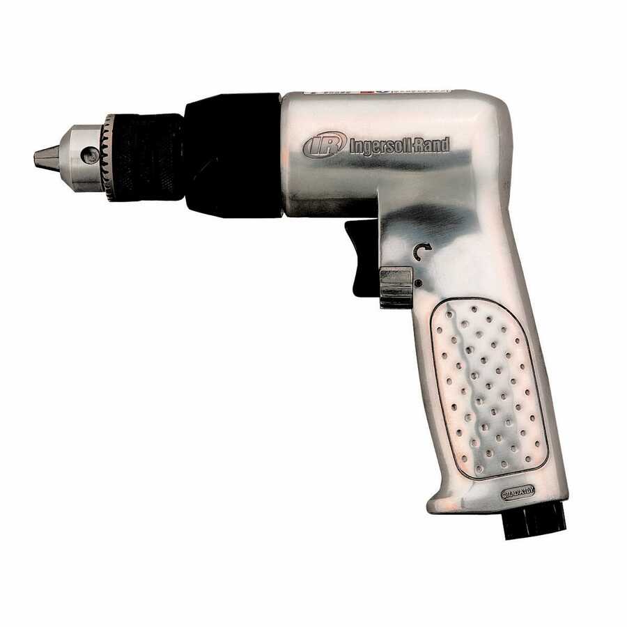 3/8 Inch Drive Air Drill Reversible Tool - 2,000 RPM