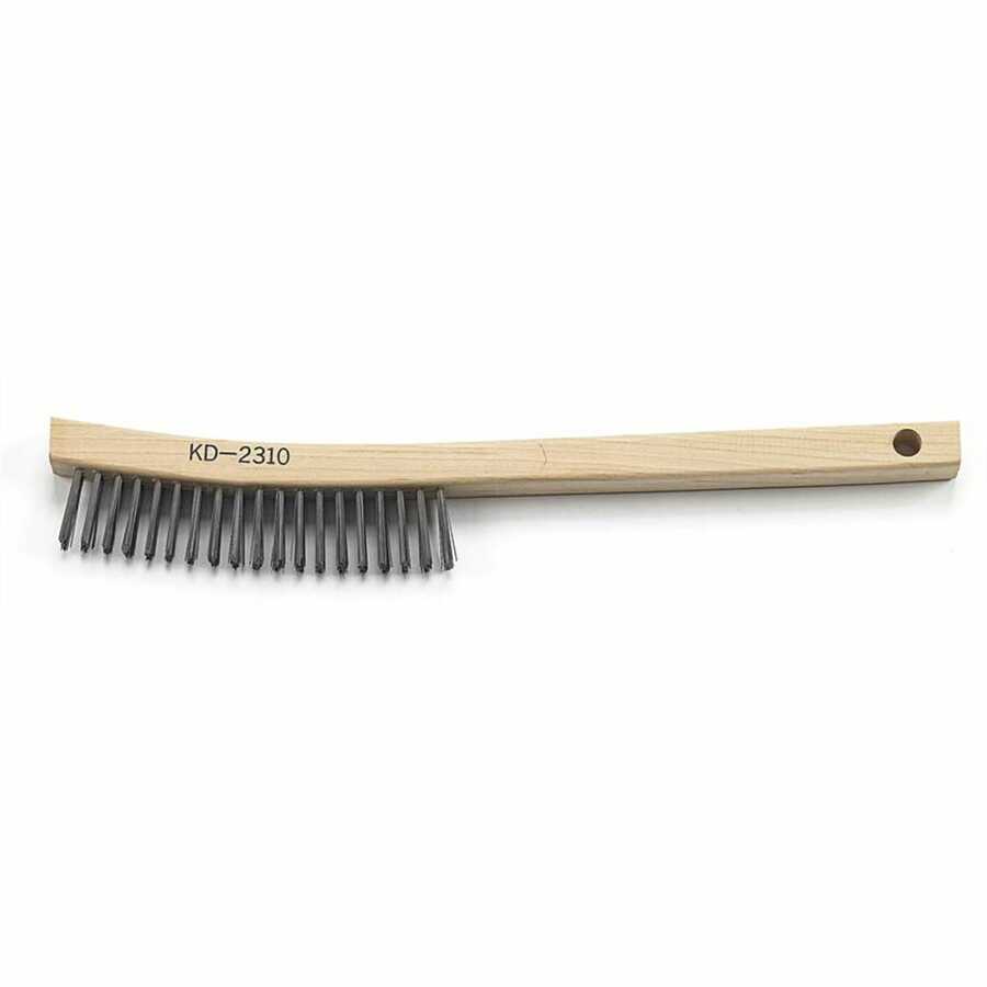 Wire Scratch Brush - Curved Handle