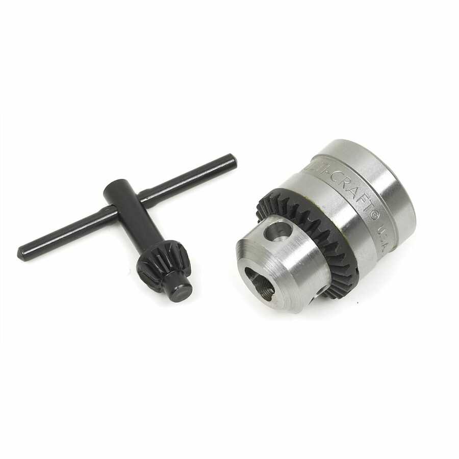 1/4 Inch Multi-Craft Chuck 3/8-24 and Key