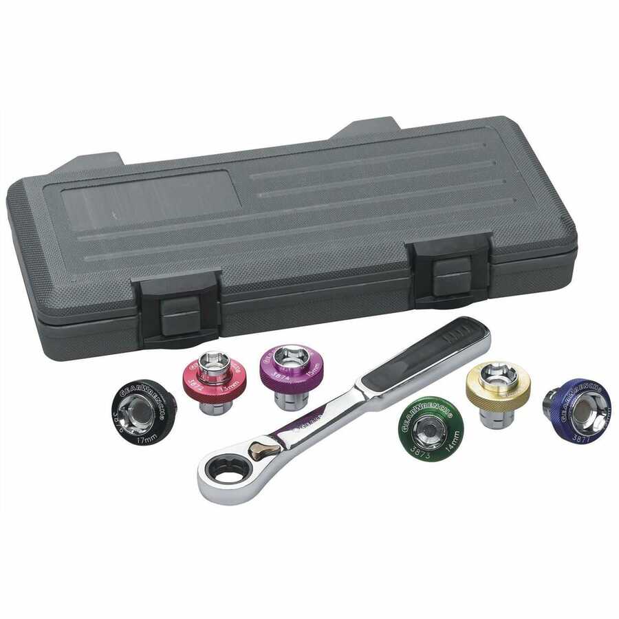 Magnetic Drain Plug Socket Set - 7-Pc