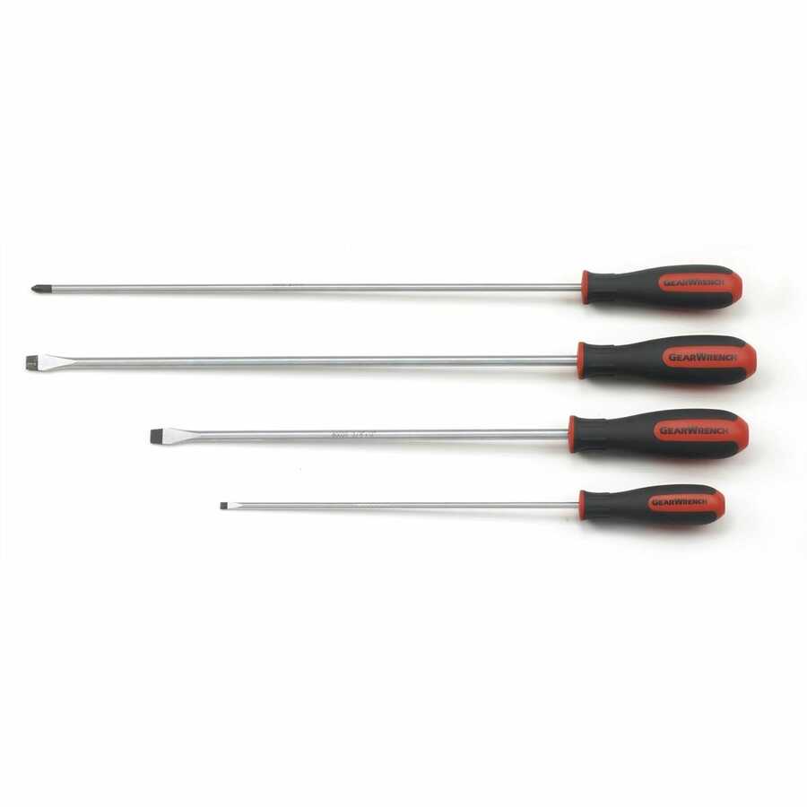 Extra Long Screwdriver Set - 4-Pc